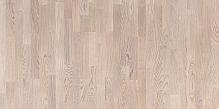 Паркетная доска Focus Floor трехполосная Дуб Натур, белый матовый лак (Oak Ostro White Matt 3S) (3,41 м²)